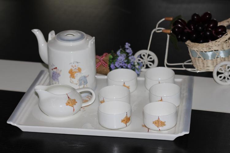 销售骨质瓷套装茶具陶瓷茶杯茶碗博纳骨质瓷欢迎洽谈合作